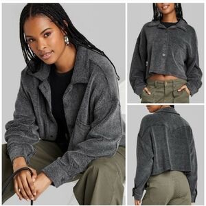 NWT Wild Fable Fleece Shacket